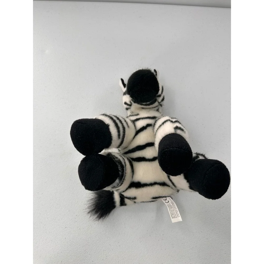 Aurora Zebra Plush Stuffed Animal Safari Lovey 11 Inch Black White Kids Toy 034
